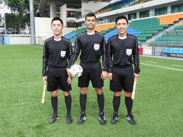 赛事互动-中叙之战裁判组：新加坡塔基主裁 金希坤第四官员